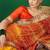 Bandhani Sequinned Pure Chiffon Half and Half Bandhani Saree