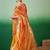 Bandhani Sequinned Pure Chiffon Half and Half Bandhani Saree