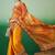 Bandhani Sequinned Pure Chiffon Half and Half Bandhani Saree