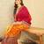 Bandhani Embroidered Chiffon Bandhani Saree