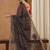 Bandhani Gotta Patti Poly Georgette Designer Bandhani Saree