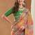 Bandhani Zari Poly Georgette Designer Bandhani Saree