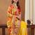 Bandhani Gotta Patti Poly Chiffon Designer Bandhani Saree