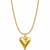 18K Gold Plated Heart Pendant Necklace