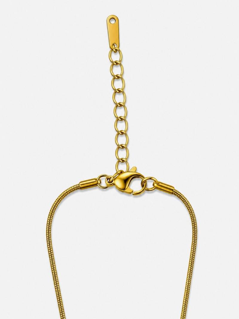 18K Gold Plated Heart Pendant Necklace