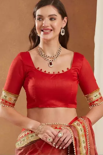 Bandhani Gotta Patti Poly Chiffon Designer Bandhani Saree