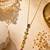 18K Gold Plated Pastel Geometric Charm Drop Necklace