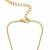18K Gold Plated Pastel Geometric Charm Drop Necklace