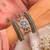 Vintage Set of 3pc Kadas Meenakari Oxidized Silver Brass Kada Set, Lotus Hand Bangles