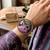 Oxidized Silver Cuff Bracelet, Pink Fusion Agate Statement Bangle