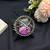 Oxidized Silver Cuff Bracelet, Pink Fusion Agate Statement Bangle