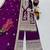 wine designer party wear top pant & dupatta set