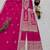 pink designer party wear top pant & dupatta set