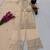 beige designer party wear top pant & dupatta set