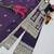 purple designer party wear top pant & dupatta set