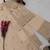 beige designer party wear top pant & dupatta set