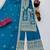 sky blue designer party wear top pant & dupatta set