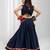 Navy blue navratri girls lehenga choli | rayon cotton kodi katchi work garba wear