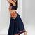 Navy blue navratri girls lehenga choli | rayon cotton kodi katchi work garba wear