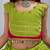 Parrot cherry navratri girls lehenga choli | rayon cotton gota patti garba wear