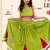 Parrot cherry navratri girls lehenga choli | rayon cotton gota patti garba wear