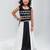 Black white navratri girls lehenga choli | rayon cotton sikka lace garba wear