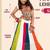 Navratri girls lehenga choli set | rayon cotton multi kali gota patti garba wear