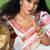 White color georgette embroidered saree with un-stitched blouse