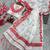 White color georgette embroidered saree with un-stitched blouse