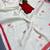 white & red color linen printed lace border sarees