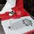 white & red color linen digital printed durga pooja sarees