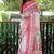 white color linen durga pooja sarees