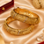 Gold Plated Rajwadi Filigree Openable Bangles