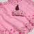 pink color linen digital printed saree with running print blouse