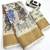 off white color linen digital printed sarees