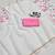 white pink color linen flower printed sarees