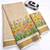 light chiku green yellow  flower printed linen sarees