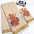light chiku  digital printed linen sarees
