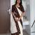 white black color linen digital printed saree
