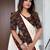 white black color linen digital printed saree
