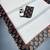 white black color linen digital printed saree