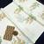 white multi color linen digital printed saree