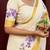 light chiku  purple color linen zari kerela border sarees