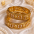 Rajwadi Floral Stone Work Openable Bangles
