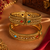 Rajwadi Multicolor Stone Filigree Openable Bangles