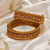 Rajwadi Crystal Stone Filigree Openable Bangles