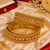 Rajwadi Crystal Stone Filigree Openable Bangles