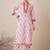 Women Floral Printed Regular Pure Cotton Kurta with Trousers & With Dupatta