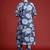 V-Neck Floral Printed Pleat Detailed Kurta with Trousers