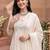 Women Floral Embroidered Empire Thread Work Pure Cotton Kurta with Trousers & With Dupatta